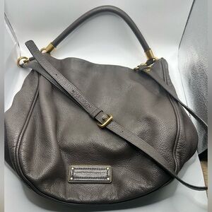 Marc Jacobs Gray leather boho handbag